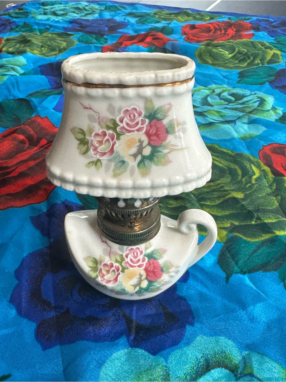 Mini Japanese floral lamp